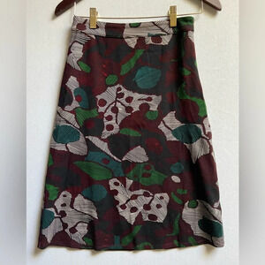 Isla Maude Anthropologie Turia Floral Pencil Skirt Sz Xs